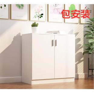 包安装鞋柜带锁家用门口外面走廊过道60长70高80 90 120宽30cm储