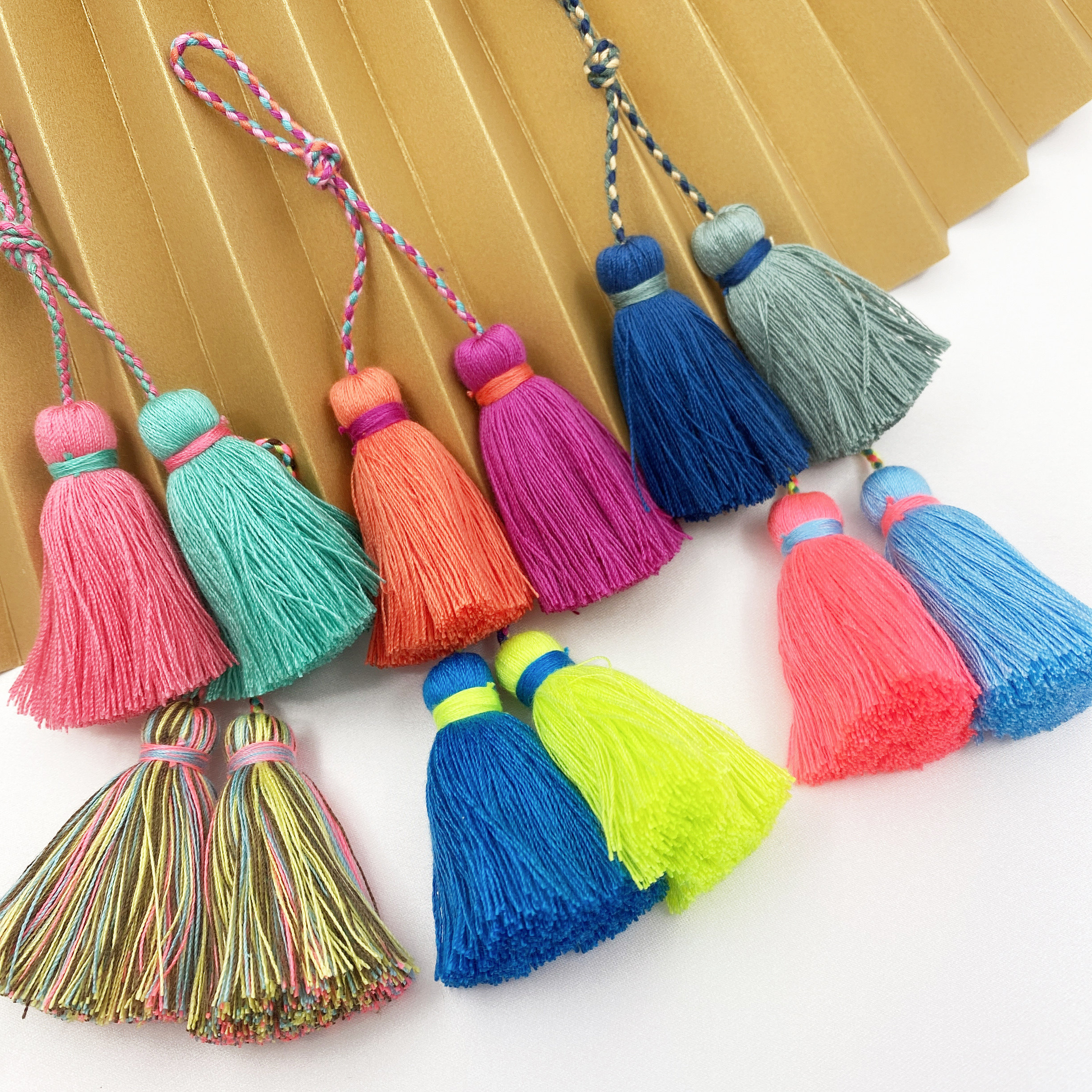 民族风流苏穗子吊坠diy包包手工艺品挂件双吊中国风配饰编织