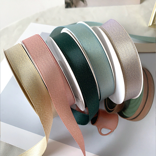 1.6cm金线带织带金纬丝带缎带蝴蝶结DIY手工蛋糕烘焙礼物包装 材料