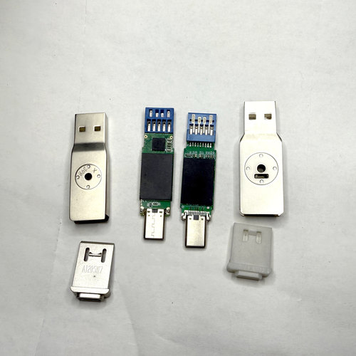 OTG全金属旋转手机U盘外壳适合安装TYPE-CAIGO同款合金壳工厂直销