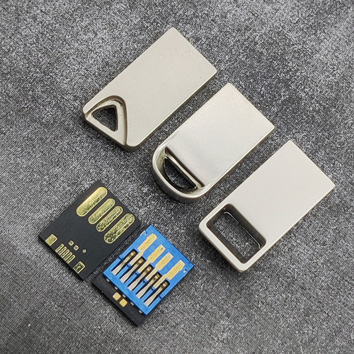 短款全金属黑胶体外壳车载迷你防水U盘外壳量大可定制logo