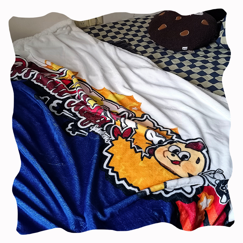 喷射战士盖毯双层家用