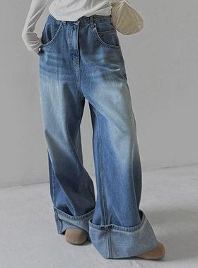 六1125韩国正品61665 牛仔裤区欧美直邮大气人气精致冬季新潮正品