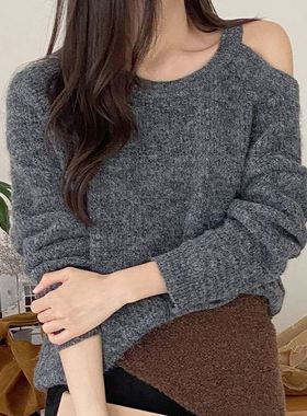 六1125韩国正品purplia-47273 针织衫区流行纯色英伦正品独特冬款