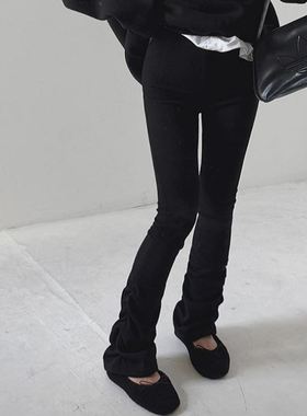 六1125韩国正品61752 休闲裤区通勤端庄纯色时装正品舒适冬款高档