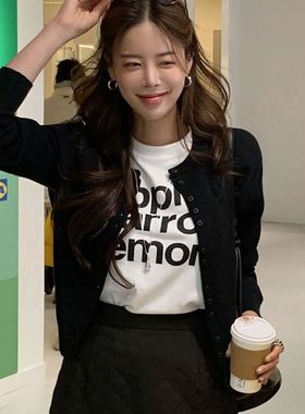 六1125韩国正品the-mood-26725 针织衫区简约韩版街头可爱优雅