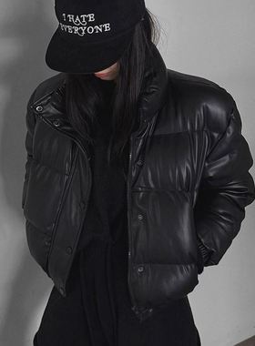 六1125韩国正品61835 棉服区甜美学院春冬简约韩版街头可爱优雅