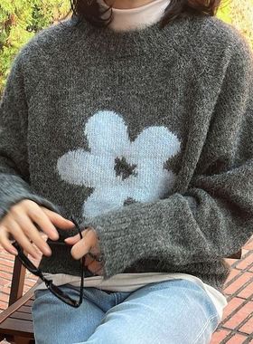 六1125韩国正品loveholia--17466 针织衫区欧美直邮大气人气精致