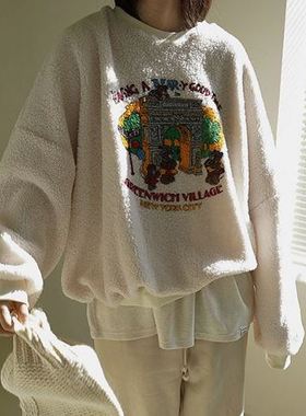 六1125韩国正品kwon-j-o-2254902 卫衣区冬款瑞丽新款浪漫直邮