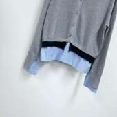 正品 8750874通勤瑞丽纯色时装 区Robin 九0315韩国东大门针织衫