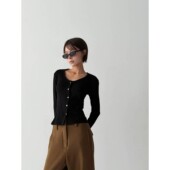 时尚 8731348欧美正品 休闲精致 区BUSTLING 九1226韩国东大门针织衫