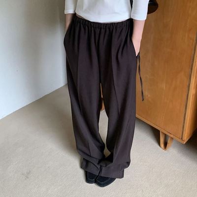 六1125韩国正品43201 裤子区清新通勤端庄纯色时装正品舒适冬款