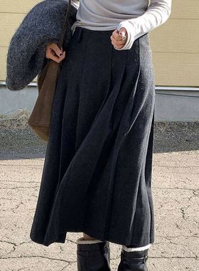 六1125韩国正品20597 半身裙区简约韩版街头可爱优雅冬季气质正品