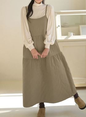 六1125韩国正品daily-n--12903 连衣裙区都市冬季复古正品修身