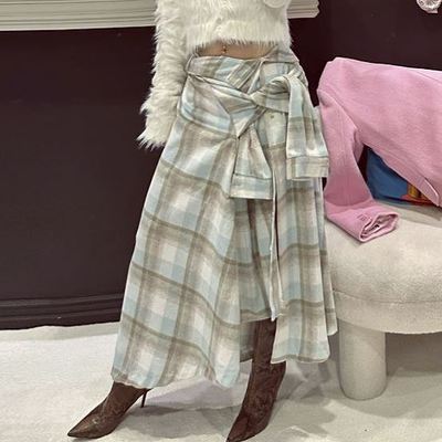 六1125韩国正品walkin-gcoco-31151 半身裙区春季清新通勤端庄