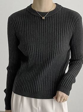 六1125韩国正品run-o-14525 针织衫区可爱都市冬季复古正品修身