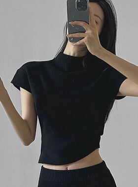 六1125韩国正品61625 针织衫区简洁可爱都市冬季复古正品修身休闲