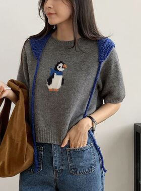 六1125韩国正品purplia-47212 针织衫区街舞直邮魅力人气洋气春季