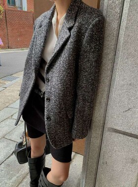 九1226韩国东大门大衣区atmosphere-8730949洋气休闲英伦直邮流行