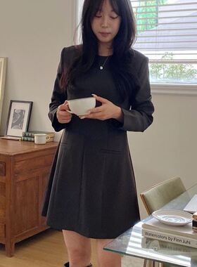 六1125韩国正品kimera-j--8064 连衣裙区可爱优雅冬季气质正品