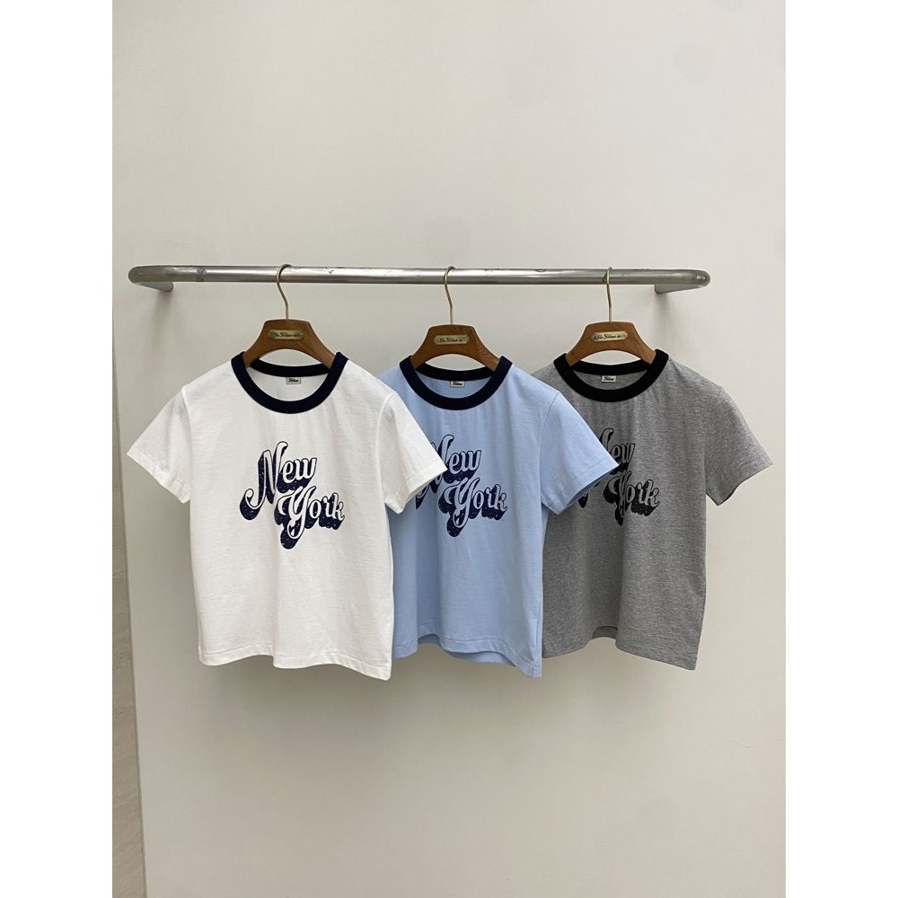 九0322韩国东大门t恤区HEBON-8477683正品时装休闲欧美直邮端庄