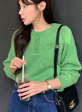 六1125韩国正品76141 针织衫区新潮正品时尚休闲炸街直邮知性人气