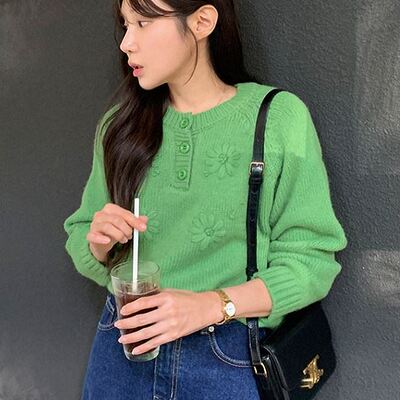 六1125韩国正品76141 针织衫区新潮正品时尚休闲炸街直邮知性人气