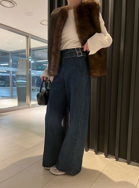 九1226韩国东大门运动牛仔裤区VINTAGEVIBE-8730730魅力冬季经典