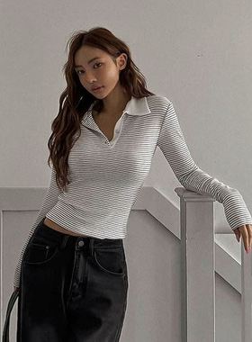 六1125韩国正品lit-21191 T恤区学院春冬简约韩版街头可爱优雅