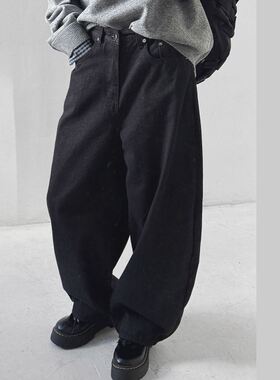 六1125韩国正品61758 裤子区简约韩版街头可爱优雅冬季气质正品