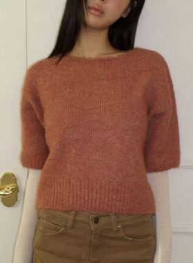 六1125韩国正品the-epel-17884 针织衫区简约韩版街头可爱优雅