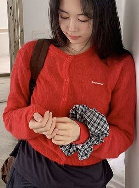 六1125韩国正品dailymarket-17617 针织衫区春季清新通勤端庄纯色