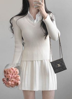 六1125韩国正品s-econ-des-econ--23310 套装区清新通勤端庄纯色