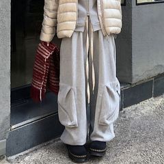 六1125韩国正品u-lan--8151 裤子区甜美学院春冬简约韩版街头可爱