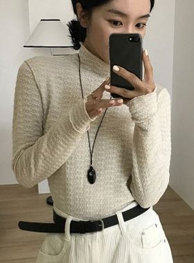 六1125韩国正品on-ward1151 T恤区简约韩版街头可爱优雅冬季气质