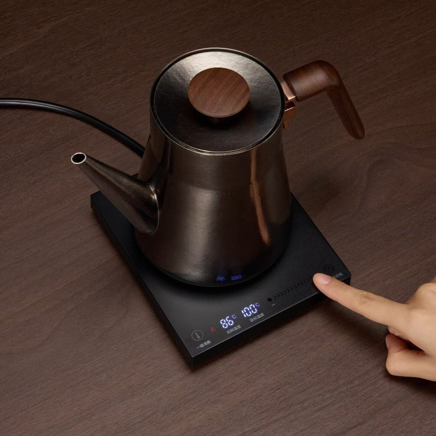 如沏纯钛智能温控恒温电热水壶新一代高端烧水泡茶咖啡壶自动保温