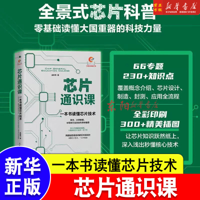 芯片通识课 一本书读懂芯片技术 芯片战争 芯片简史 AI芯片前沿技术与创新未来科普书半导体发展芯片封装 人民邮电出版社