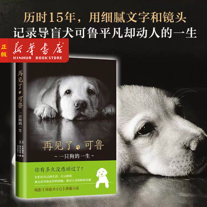 再见了可鲁(一只狗的一生)(精)石黑谦吾著 2018版电影导盲犬小q原著