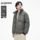 保暖短款 冬季 gxg.jeans男装 PU革立领羽绒服外套男 3色可选
