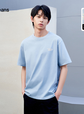 gxg.jeans男装夏季新款圆领短袖T恤J24D442064