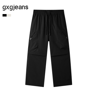 男士 gxg.jeans男装 休闲裤 长裤 秋冬热销 多色口袋设计宽松工装