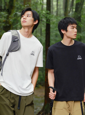 gxg.jeans男装夏季新款圆领短袖T恤J24D442070