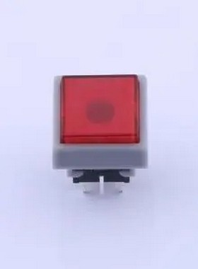 K6-6133D03-N1 蓝色无锁带灯开关 插件,12.5x12.5mm 轻触开关