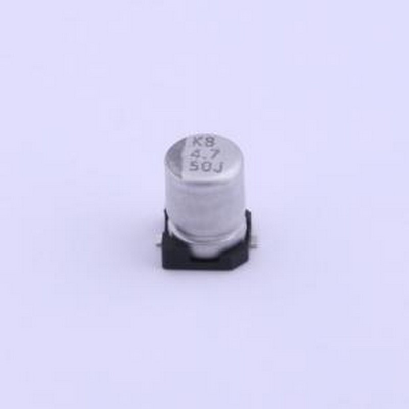 VEJ4R7M1HTR-0406 贴片型铝电解电容 4.7uF ±20% 50V SMD,D4xL5.