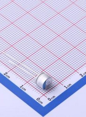 PLF1E100MCL7 固态电容 10uF ±20% 25V 插件,D6.3xL6mm