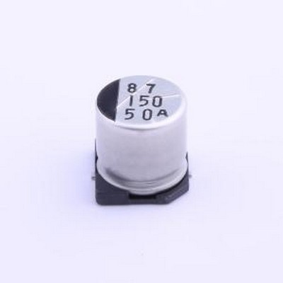 50CE150AX 贴片型铝电解电容 150uF ±20% 50V SMD,D10xL10.2mm
