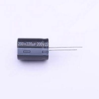 EWH2DM221M25OT 直插铝电解电容 220uF ±20% 200V 插件,D18xL25m