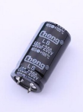 LS567M200N40RR0VH2SP0 牛角型电解电容 560uF ±20% 200V 插件,D