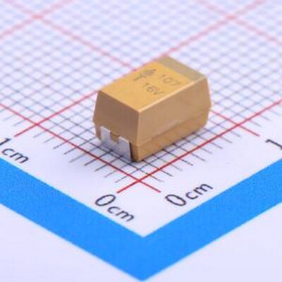 CA45-E-16V-100μF-K 钽电容 100uF ±10% 16V CASE-E-7343-41(mm