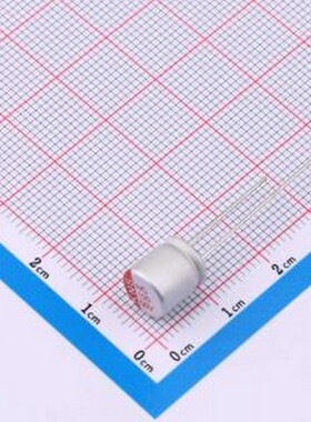 217EC0023 固态电容 100uF ±20% 50V 插件,D8xL8mm